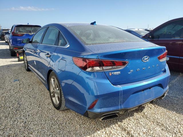 5NPE34AF9KH739638 - 2019 HYUNDAI SONATA LIM BLUE photo 3