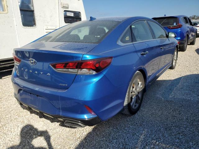 5NPE34AF9KH739638 - 2019 HYUNDAI SONATA LIM BLUE photo 4