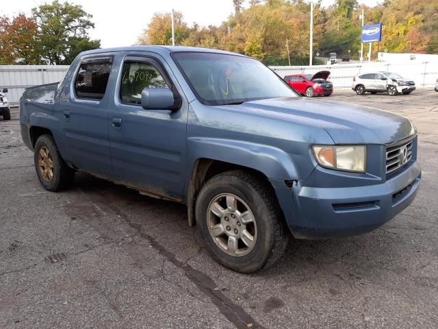 2HJYK16536H546619 - 2006 HONDA RIDGELINE TEAL photo 1