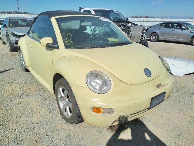 3VWCD31Y24M334408 - 2004 VOLKSWAGEN NEW BEETLE 黄色 照片 1