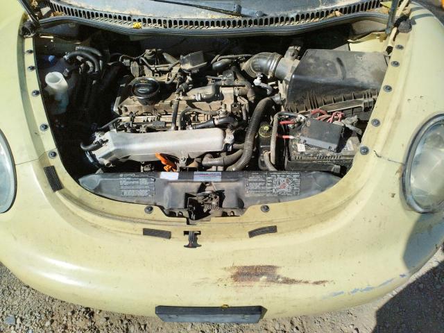 3VWCD31Y24M334408 - 2004 VOLKSWAGEN NEW BEETLE 黄色 照片 7