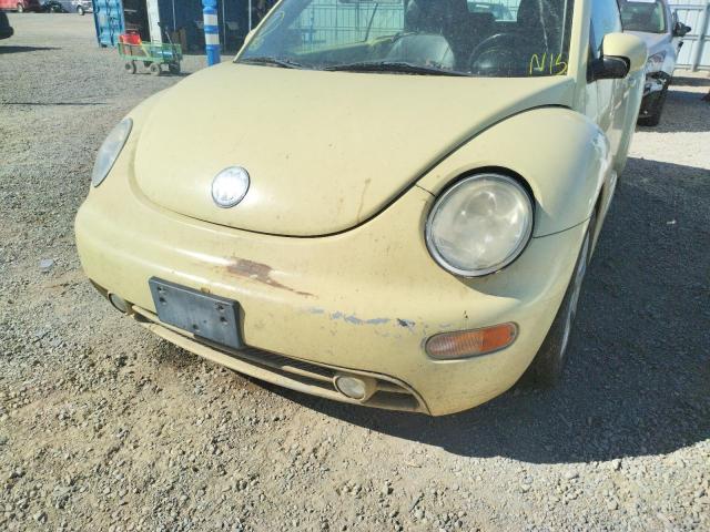 3VWCD31Y24M334408 - 2004 VOLKSWAGEN NEW BEETLE 黄色 照片 9