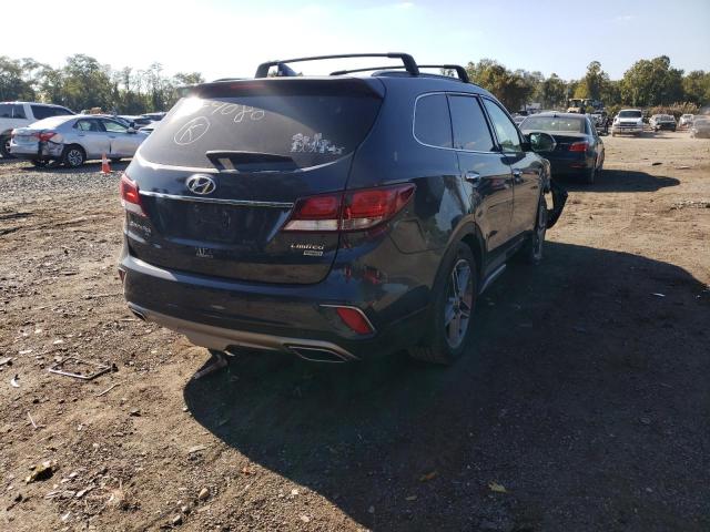 KM8SR4HF0KU298569 - 2019 HYUNDAI SANTA FE X BLUE photo 4