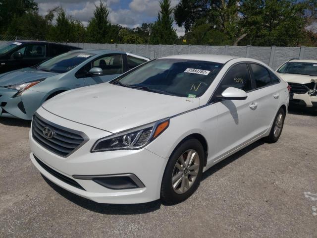 5NPE24AA4HH449453 - 2017 HYUNDAI SONATA ECO WHITE photo 2