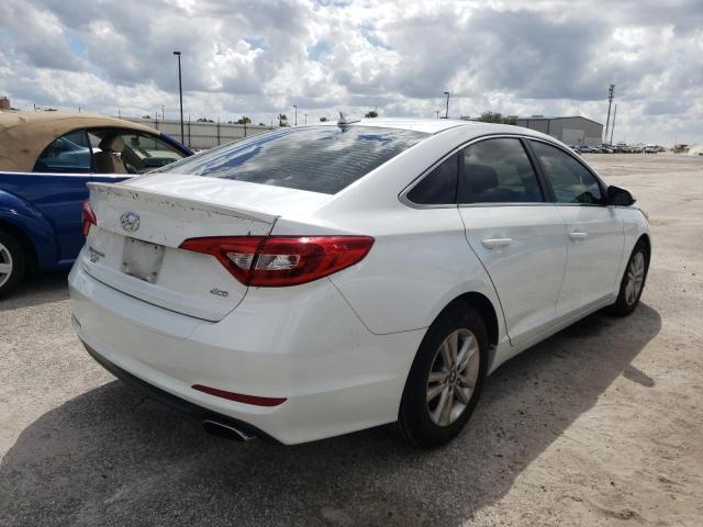 5NPE24AA4HH449453 - 2017 HYUNDAI SONATA ECO WHITE photo 4