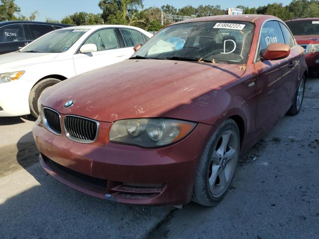 WBAUP7C57BVK79477 - 2011 BMW 128 I ORANGE photo 2