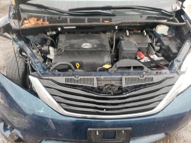 5TDKK3DC8BS157686 - 2011 TOYOTA SIENNA LE BLUE photo 7