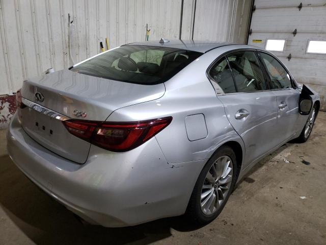 JN1EV7AR6LM256477 - 2020 INFINITI Q50 PURE SILVER photo 4