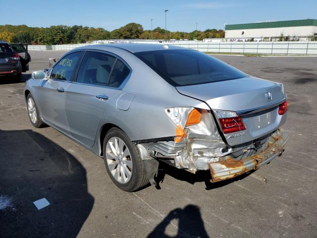 1HGCR2F80DA047283 - 2013 HONDA ACCORD EXL SILVER photo 3