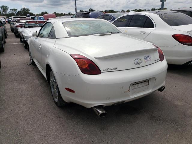 JTHFN48Y040052164 - 2004 LEXUS SC 430 WHITE photo 3