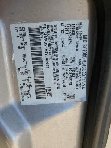 5LMPU28A2YLJ09073 - 2000 LINCOLN NAVIGATOR 棕色 照片 10