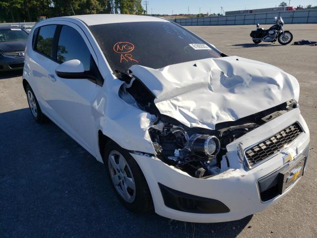 1G1JA6SH2G4111796 - 2016 CHEVROLET SONIC LS WHITE photo 1