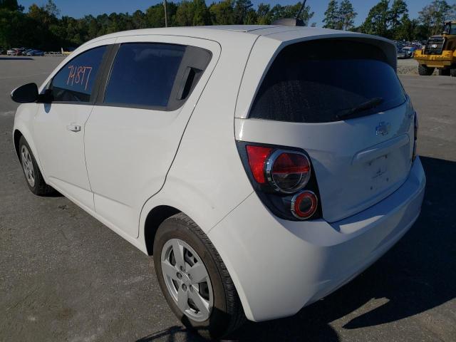 1G1JA6SH2G4111796 - 2016 CHEVROLET SONIC LS WHITE photo 3