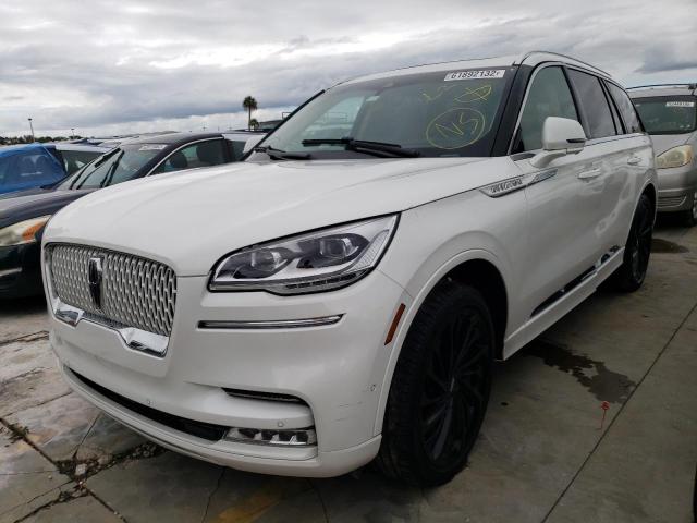 5LM5J7XC8MGL19017 - 2021 LINCOLN AVIATOR RE WHITE photo 2