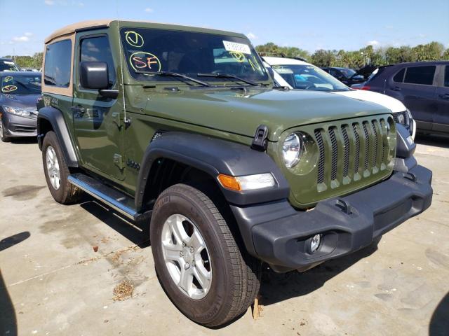 1C4GJXAN1MW751920 - 2021 JEEP WRANGLER S Yaşıl foto 1