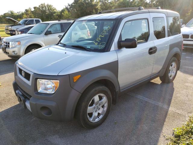 5J6YH28564L020386 - 2004 HONDA ELEMENT EX SILVER photo 2