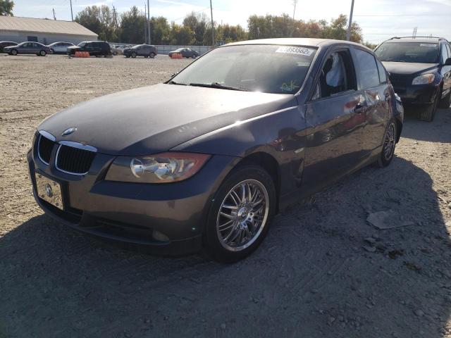 WBAVC93507K032175 - 2007 BMW 328XI GRAY photo 2