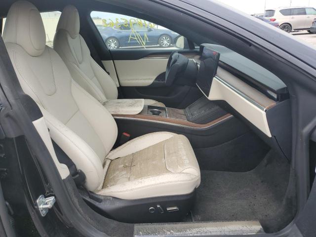5YJSA1E55NF488970 - 2022 TESLA MODEL S Negro foto 5