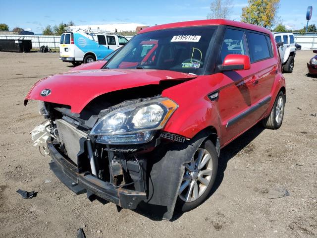 KNDJT2A57D7620567 - 2013 KIA SOUL RED photo 2