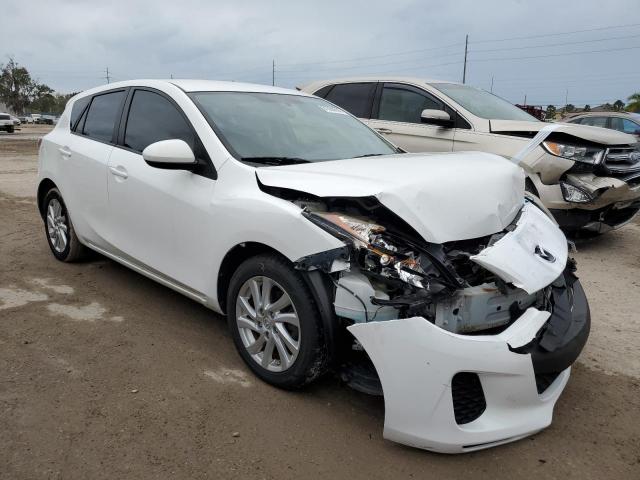 JM1BL1L82C1593821 - 2012 MAZDA 3 I WHITE photo 1