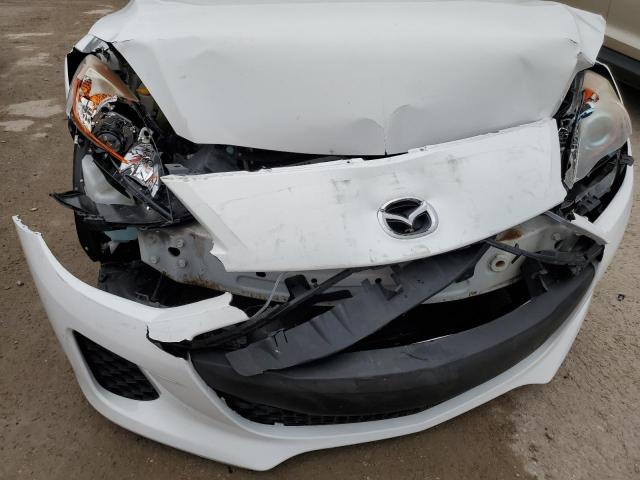 JM1BL1L82C1593821 - 2012 MAZDA 3 I WHITE photo 9