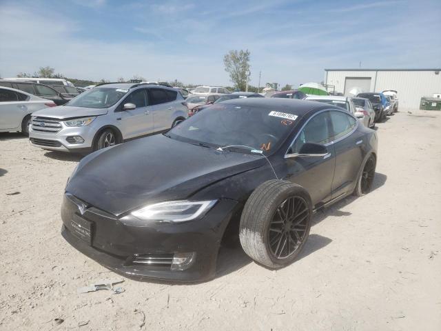 5YJSA1E23KF332492 - 2019 TESLA MODEL S Negro foto 2