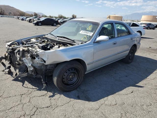 1YVGF22C925277035 - 2002 MAZDA 626 LX SILVER photo 2