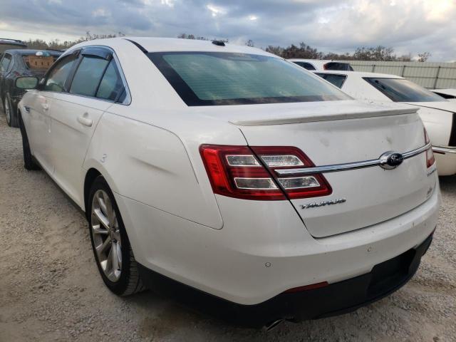 1FAHP2F87EG107834 - 2014 FORD TAURUS LIM WHITE photo 3