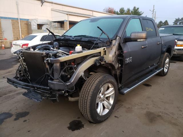 1C6RR7MTXGS359176 - 2016 RAM 1500 SPORT BLACK photo 2