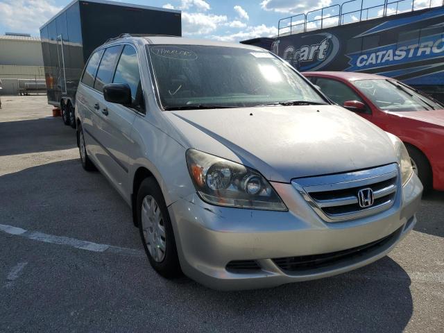 5FNRL38277B027214 - 2007 HONDA ODYSSEY LX SILVER photo 1