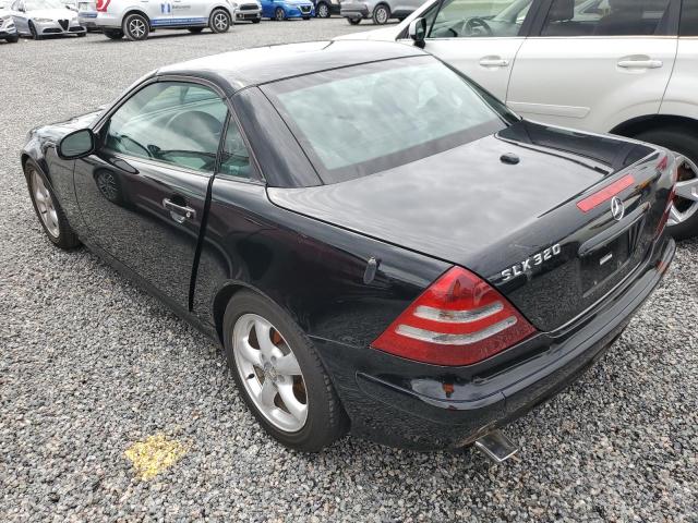 WDBKK65F52F242820 - 2002 MERCEDES-BENZ SLK 320 BLACK photo 3