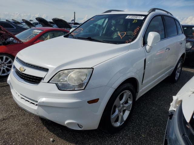 3GNAL4EK8ES583552 - 2014 CHEVROLET CAPTIVA LT WHITE photo 2