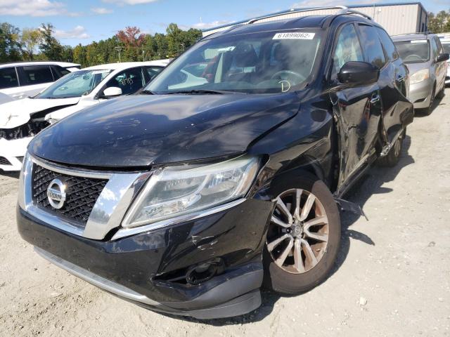 5N1AR2MM1FC650218 - 2015 NISSAN PATHFINDER BLACK photo 2