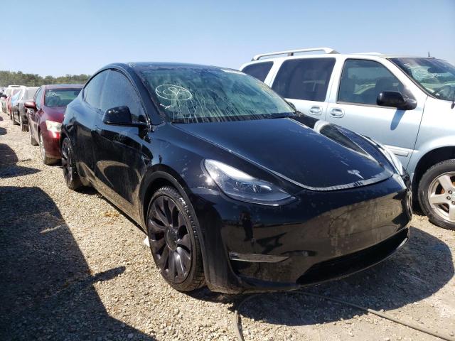 7SAYGDEF9NF307228 - 2022 TESLA MODEL Y أسود صورة 1