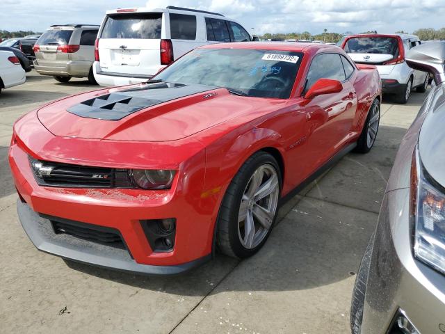 2G1FZ1EPXD9802085 - 2013 CHEVROLET CAMARO ZL1 RED photo 2