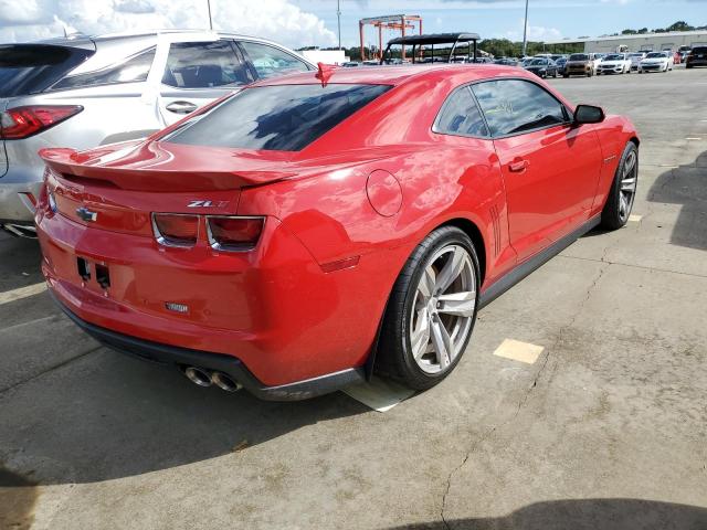 2G1FZ1EPXD9802085 - 2013 CHEVROLET CAMARO ZL1 RED photo 4