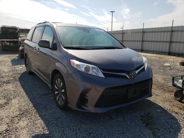 5TDJZ3DC6JS203358 - 2018 TOYOTA SIENNA LE GRAY photo 1