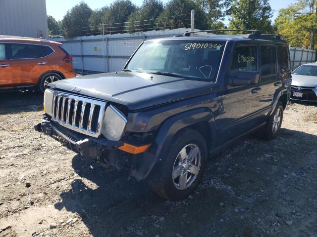 1J8HG48K77C611480 - 2007 JEEP COMMANDER გრაფიტი ფოტო 2