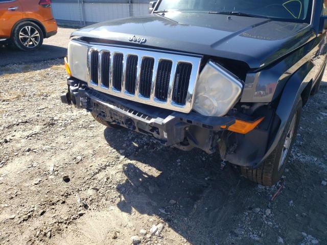 1J8HG48K77C611480 - 2007 JEEP COMMANDER გრაფიტი ფოტო 9
