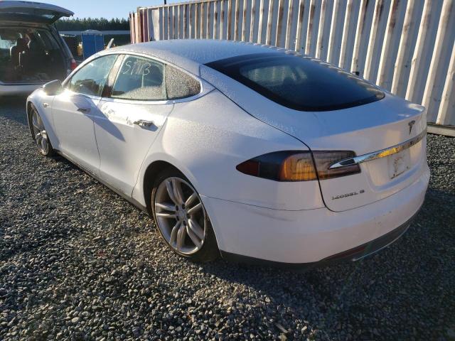 5YJSA1CN5DFP13325 - 2013 TESLA MODEL S Սպիտակ լուսանկար 3