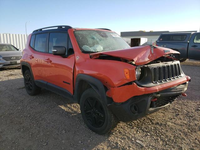 ZACCJBCB6JPH57158 - 2018 JEEP RENEGADE T ORANGE photo 1