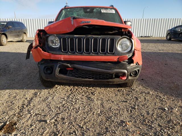 ZACCJBCB6JPH57158 - 2018 JEEP RENEGADE T ORANGE photo 9