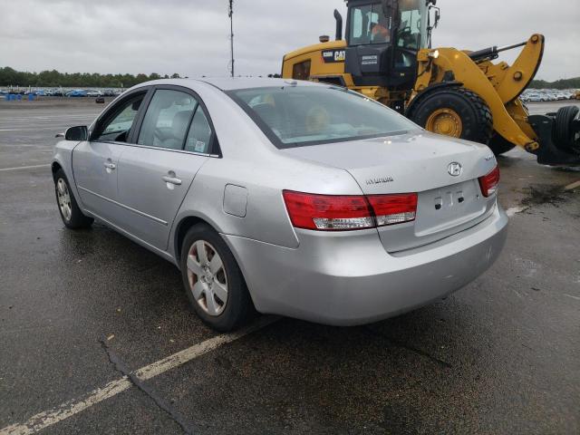 5NPET46C77H277313 - 2007 HYUNDAI SONATA GLS SILVER photo 3