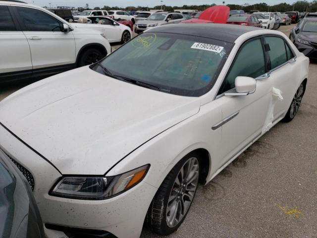 1LN6L9TK9H5600884 - 2017 LINCOLN CONTINENTA WHITE photo 2