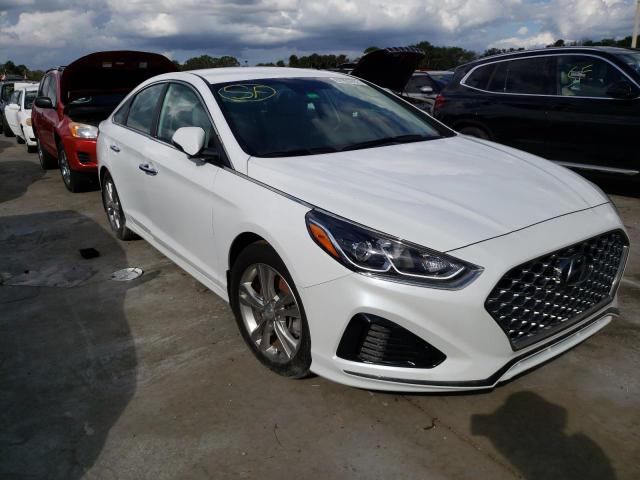 5NPE34AF7KH807094 - 2019 HYUNDAI SONATA LIM WHITE photo 1