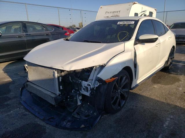 SHHFK7H45HU203854 - 2017 HONDA CIVIC SPOR WHITE photo 2