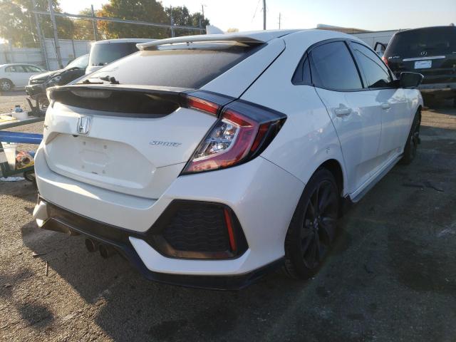 SHHFK7H45HU203854 - 2017 HONDA CIVIC SPOR WHITE photo 4