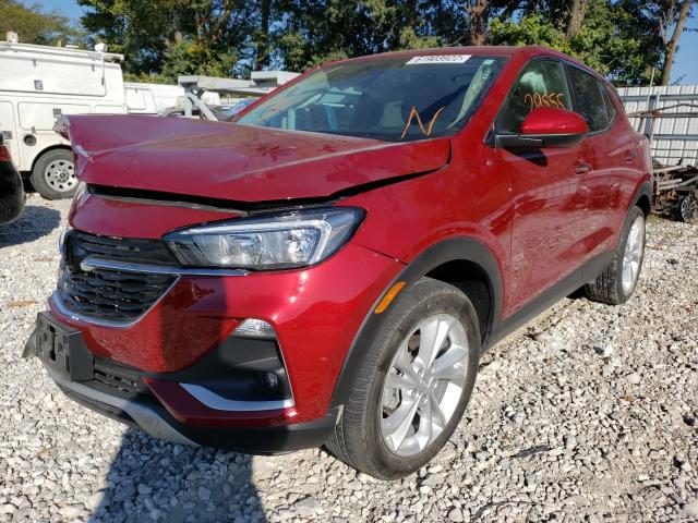 KL4MMBS26MB122771 - 2021 BUICK ENCORE GX RED photo 2