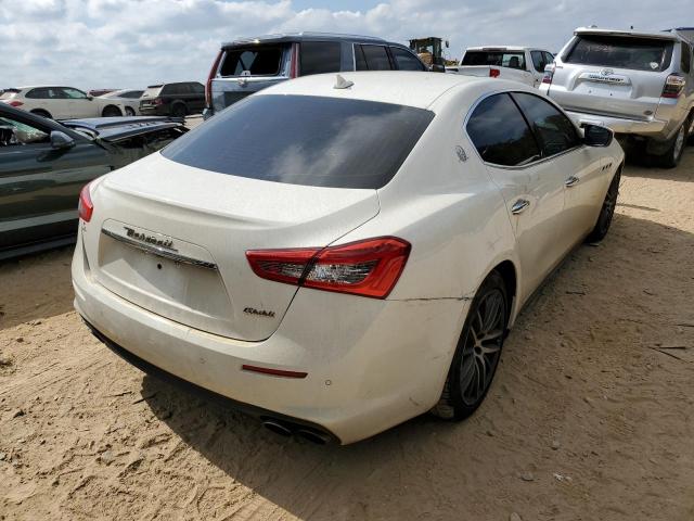 ZAM57XSA5J1281445 - 2018 MASERATI GHIBLI WHITE photo 4