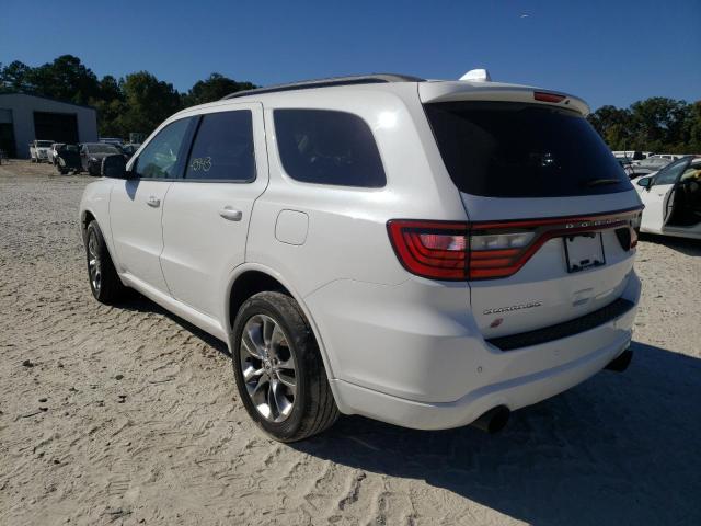 1C4RDJDG5KC659671 - 2019 DODGE DURANGO GT WHITE photo 3